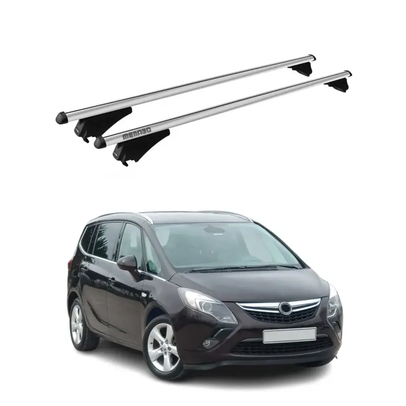 Jetzt Bestellen Menabo Grundträger Dachträger für Opel Zafira C Tourer 2011-2019 Alu Silber
