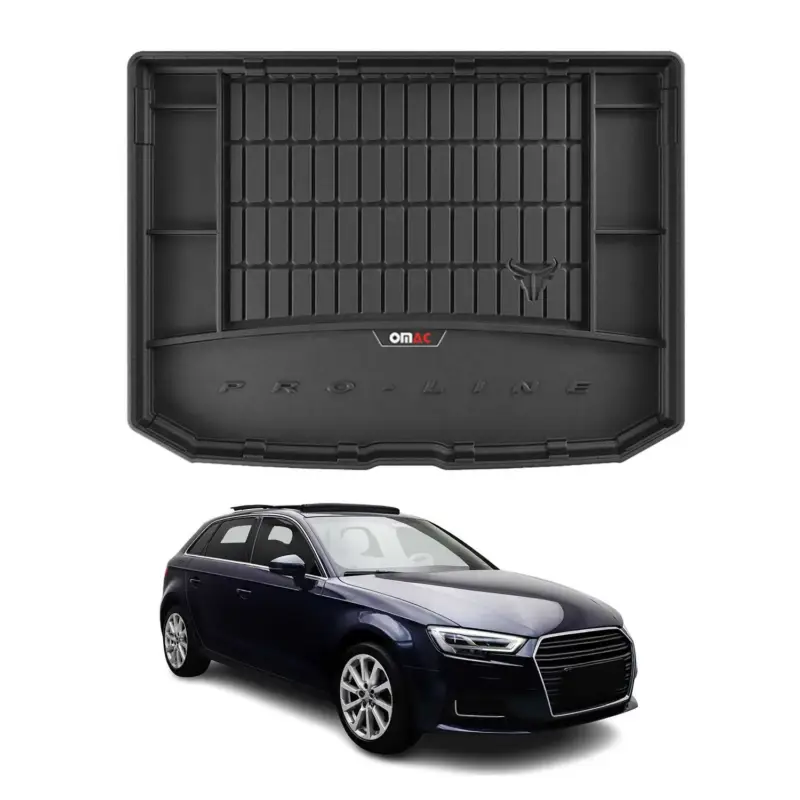 OMAC Gummi Kofferraumwanne für Audi A3 RS3 Sportback 2012-2020 TPE Laderaumwanne Direktkauf