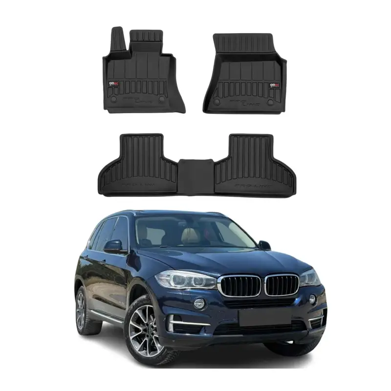 Direktkauf OMAC Gummi Fußmatten für BMW X5 F15 F85 2013-2018 Premium TPE Automatten 3tlg