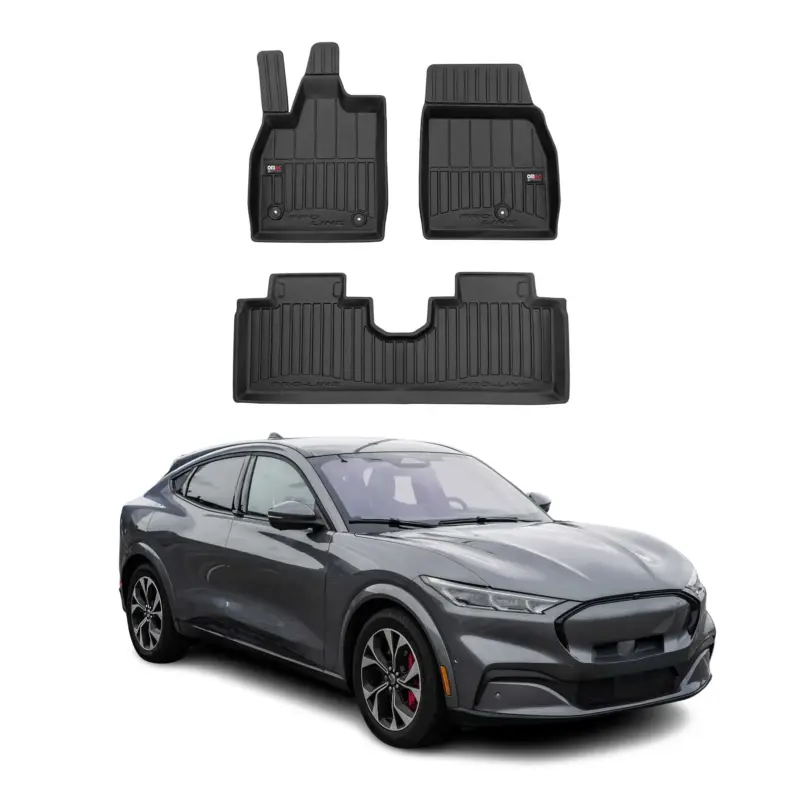 OMAC Gummi Fußmatten für Ford Mustang Mach-E 2020-2026 Premium Gummi Schwarz 3x Jetzt Bestellen