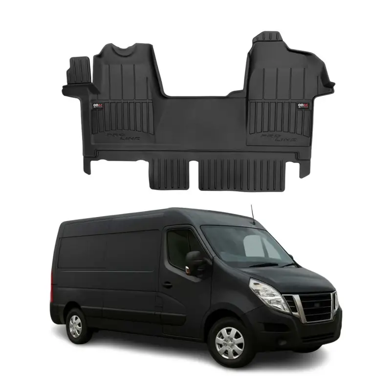 OMAC Gummi Fußmatten für Nissan NV400 2012-2022 Premium TPE Automatten 1tlg Markenprodukt