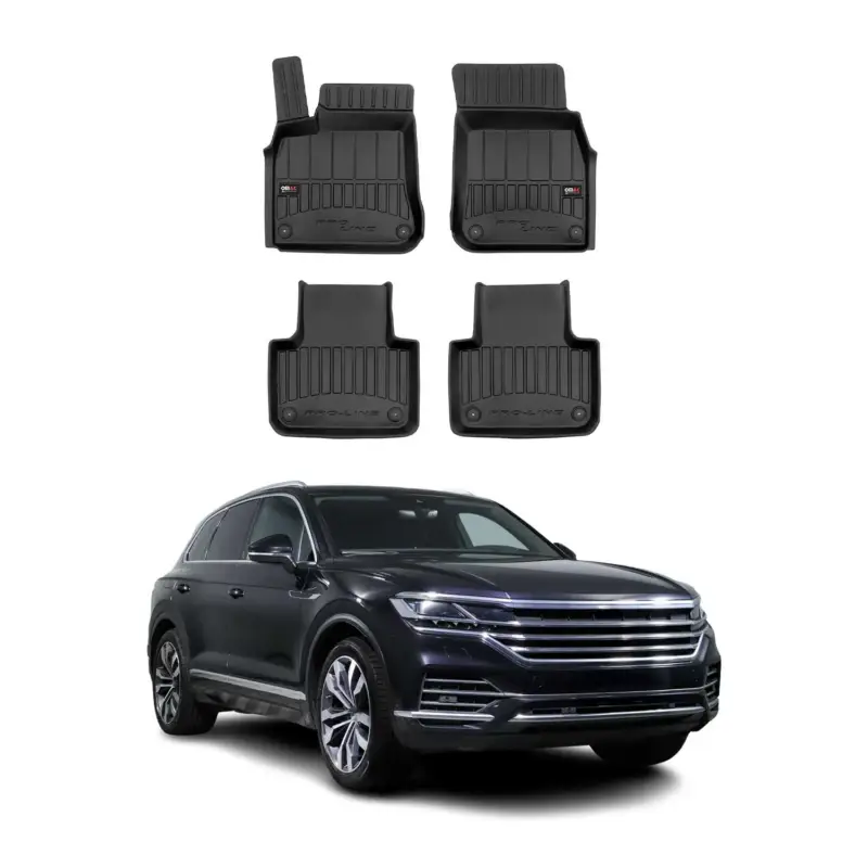 OMAC Gummi Fußmatten für VW Touareg 2017-2024 Premium TPE Automatten Schwarz 4x Jetzt Kaufen