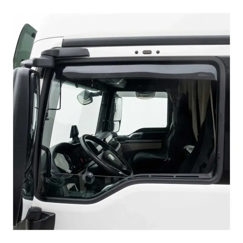 Windabweiser Regenabweiser für MAN TGX 2007-2020 Dunkel Acryl 2tlg Heißes Angebot