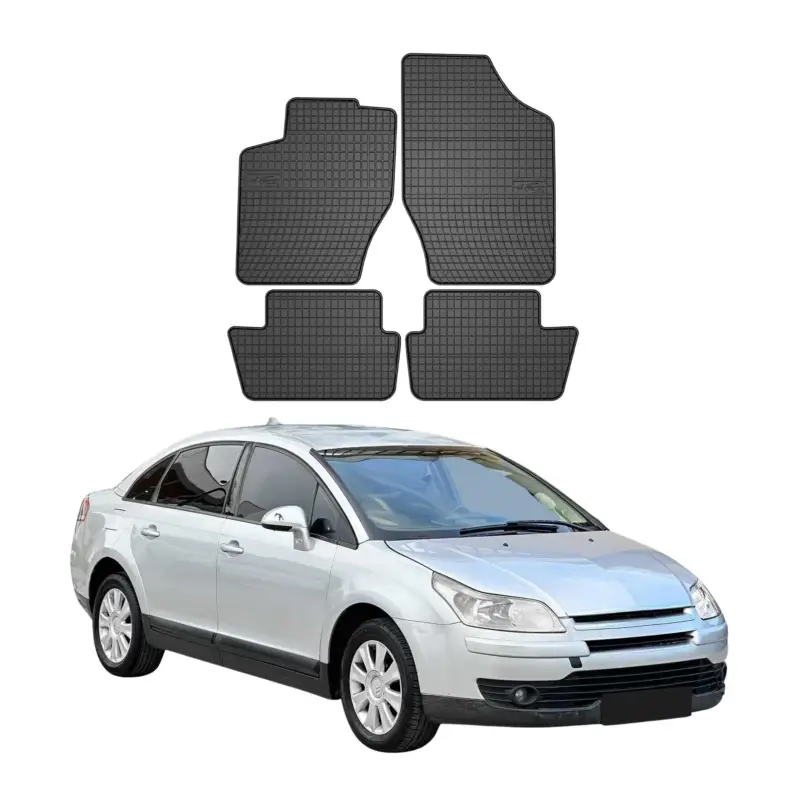 OMAC Gummi Fußmatten für Citroen C4 2004-2017 5tür Automatten Gummi Schwarz 4tlg Jetzt Bestellen