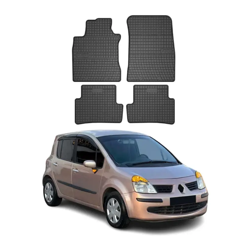 OMAC Gummi Fußmatten für Renault Modus 2004-2012 Automatten Gummi Schwarz 4tlg Direktkauf