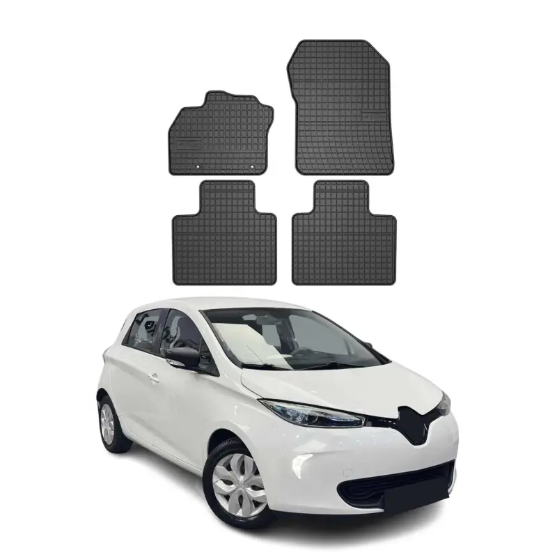 OMAC Gummi Fußmatten für Renault Zoe 2012-2019 Automatten Gummi Schwarz 4tlg Top-Angebot