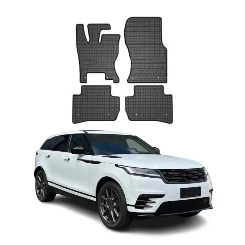 OMAC Gummi Fußmatten für Land Rover Velar 2017-2026 Automatten Gummi Schwarz 4x Finale Aktion