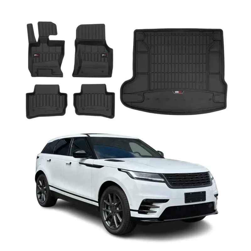 OMAC Fußmatten & Kofferraumwanne für Range Rover Velar L560 2017-2026 Gummi Nur Für Kurze Zeit