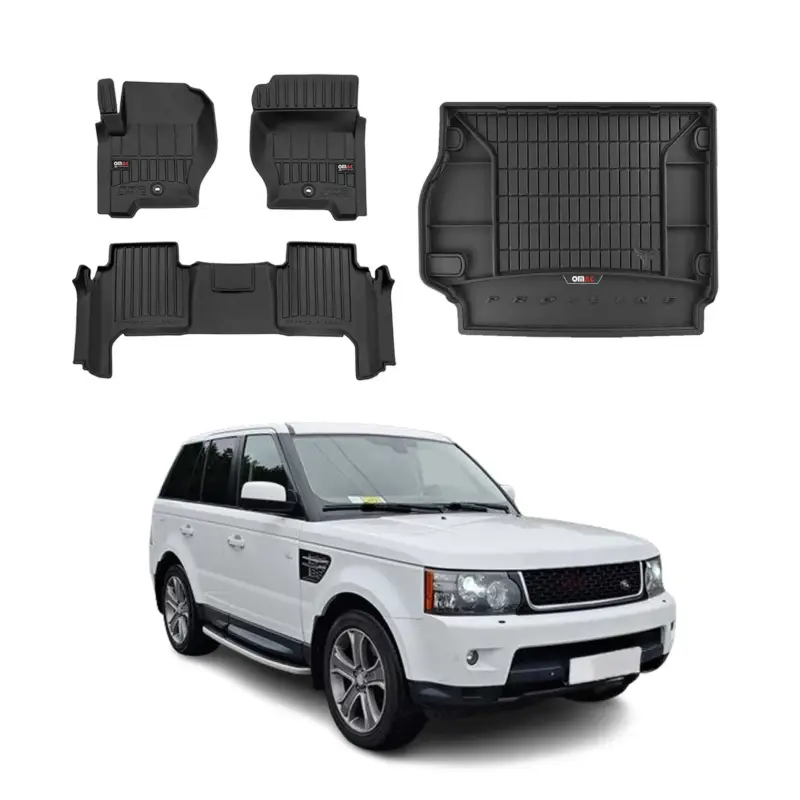 OMAC Fußmatten & Kofferraumwanne für Land Rover Range Rover Sport 2005-13 Gummi Neue Kollektion