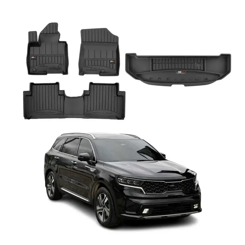 OMAC Fußmatten & Kofferraumwanne Set für Kia Sorento Hybrid 2021-2026 Gummi 4x Top-Seller