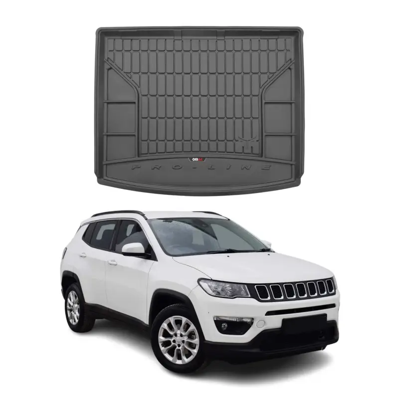 Super-Preis OMAC Gummi Kofferraumwanne für Jeep Compass 2016-2020 TPE Laderaumwanne Schwarz