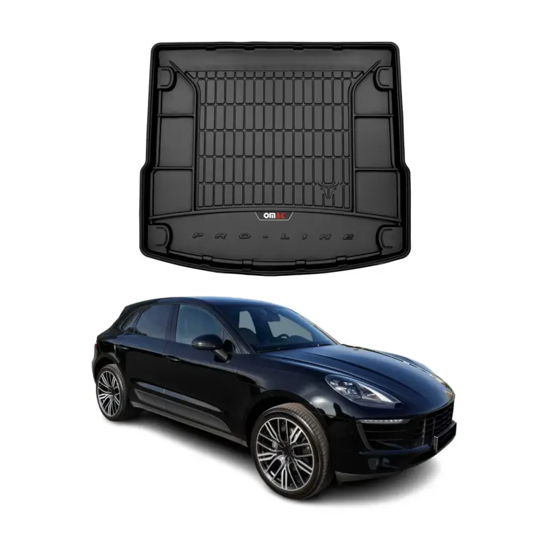 Super-Preis OMAC Gummi Kofferraumwanne für Porsche Macan 2014-2018 TPE Laderaumwanne Schwarz