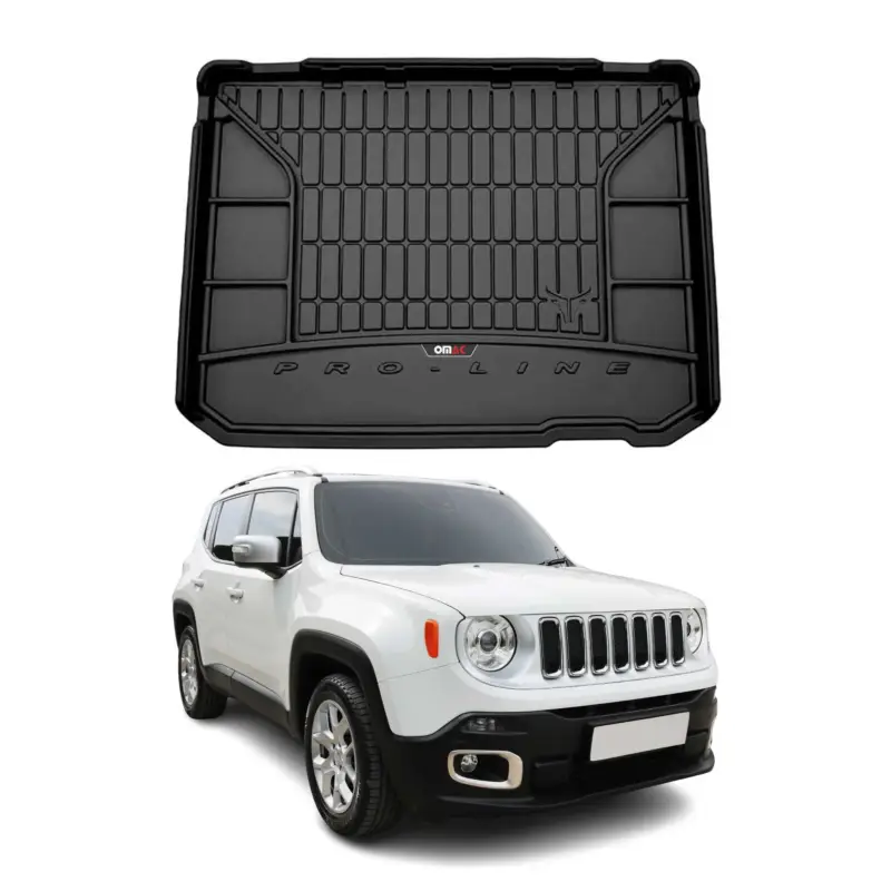 Neue Ware OMAC Gummi Kofferraumwanne für Jeep Renegade 2014-2018 TPE Laderaumwanne Schwarz