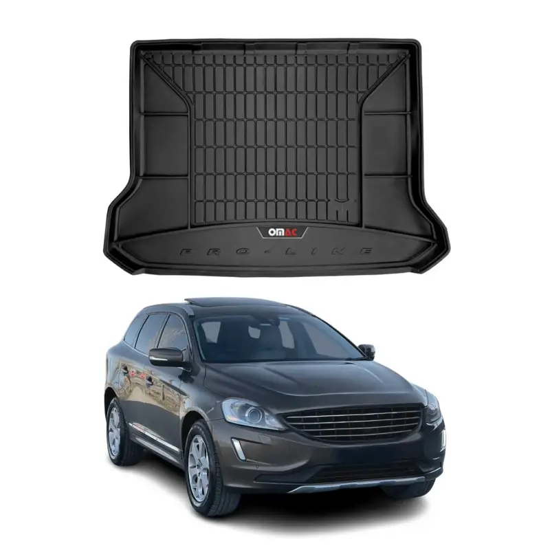 OMAC Gummi Kofferraumwanne für Volvo XC60 2008-2017 TPE Laderaumwanne Schwarz Geprüft