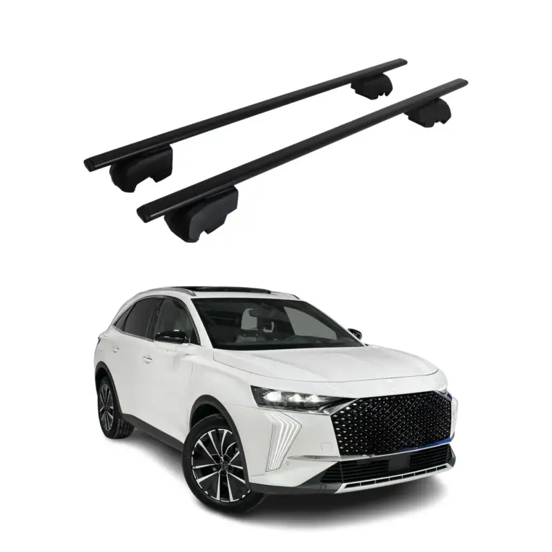 Abverkauf Dachträger Gepäckträger für DS7 Crossback /DS 7 2017-2026 Grundträger Schwarz 2x