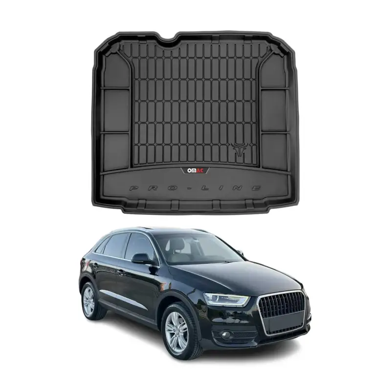 Aktuell OMAC Gummi Kofferraumwanne für Audi Q3 8U 2011-2018 TPE Laderaumwanne Schwarz