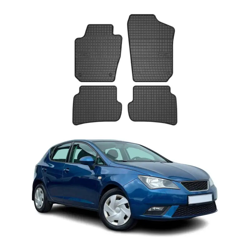 Beliebt OMAC Gummi Fußmatten für Seat Ibiza IV 2008-17 Automatten Gummi TPE Schwarz 4tlg