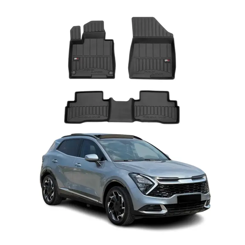 OMAC Gummi Fußmatten für Kia Sportage 2023-2026 Hybrid Premium TPE 4x Bestpreis