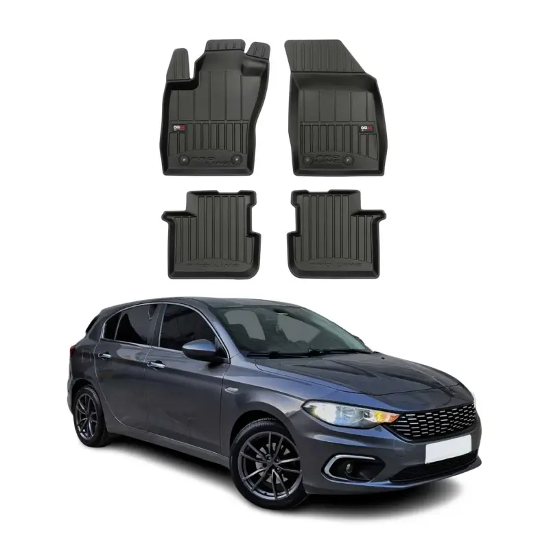 Sichere Zahlung OMAC Gummi Fußmatten für Fiat Tipo Kombi 2015-2026 Premium TPE Automatten 4tlg