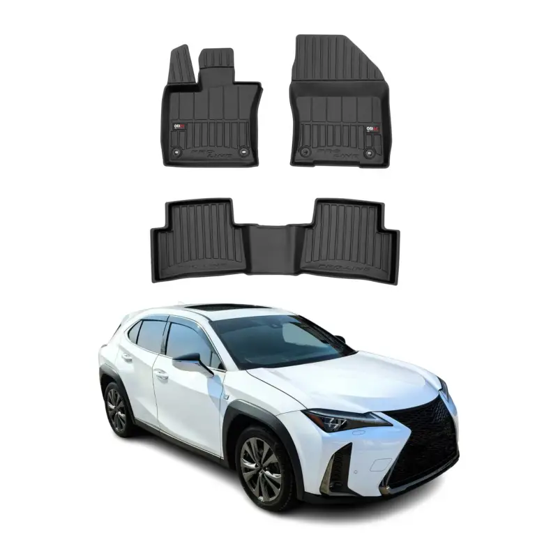 OMAC Gummi Fußmatten für Lexus UX 2019-2026 Premium TPE 3D Automatten Schwarz 4x Meistverkauft