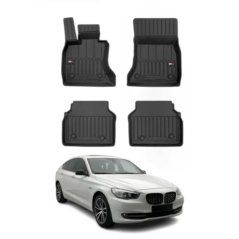 OMAC Gummi Fußmatten für BMW 5er Gran Turismo F07 2009-2017 Premium TPE 4x Solange Der Vorrat Reicht