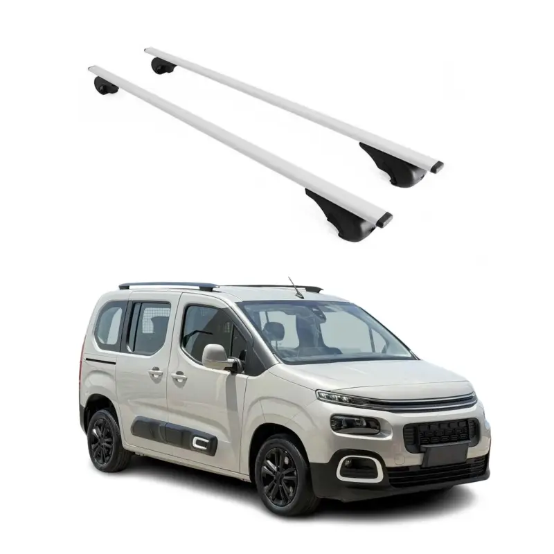 Dachträger für Citroen Berlingo / Berlingo XL 2018-2026 75kg Metall Silber 2x Sonderaktion