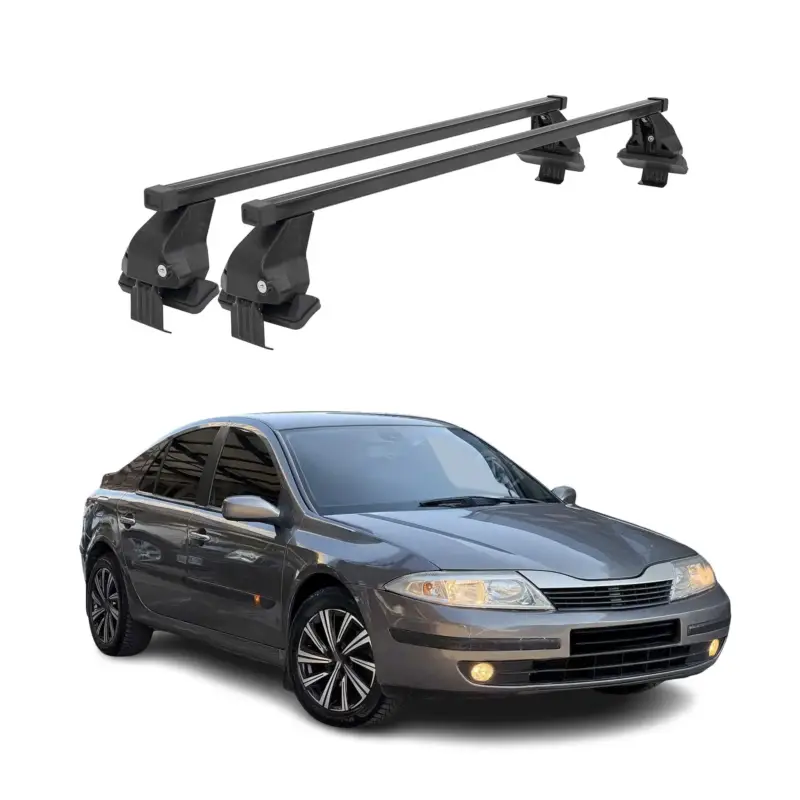 Bestseller Menabo Dachträger Grundtäger für Renault Laguna 2001-2007 50kg Stahl Schwarz 2x