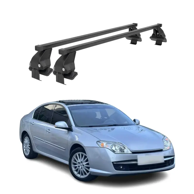 Nur Für Kurze Zeit Menabo Dachträger Grundtäger für Renault Laguna 2007-2015 50kg Stahl Schwarz 2x