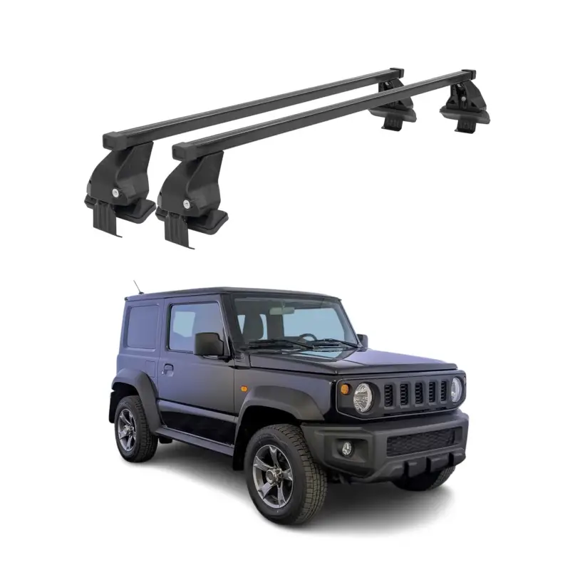 Rabatt Menabo Dachträger Grundtäger für Suzuki Jimny mk4 2018-2026 50kg Stahl Schwarz