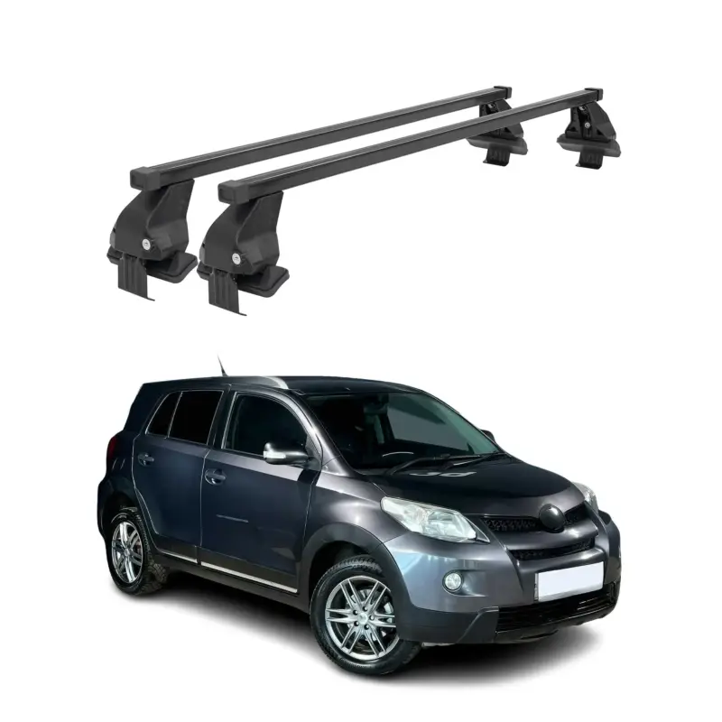Bestseller Menabo Dachträger Grundtäger für Toyota Urban Cruiser 2008-2014 50kg Schwarz 2x
