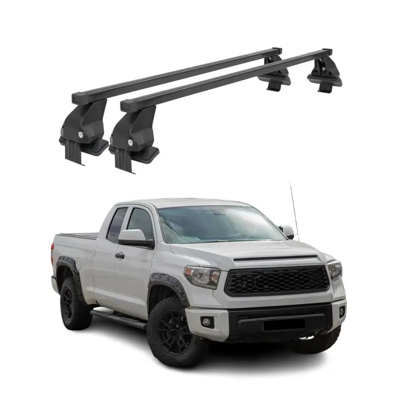 Menabo Dachträger für Toyota Tundra XK50 mk2 2014-2021 FL 50kg Stahl Schwarz 2x Neue Ware