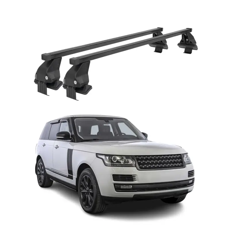 Menabo Dachträger für Land Rover Range Rover L405 2012-2022 50kg Stahl Schwarz Highlight