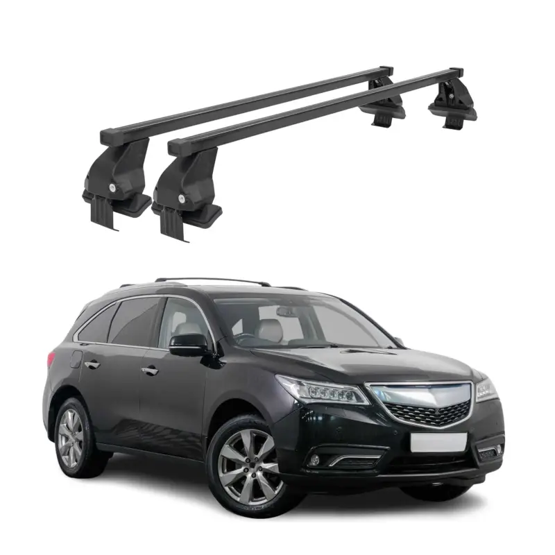 Menabo Dachträger Grundtäger für Acura MDX 2014-2020 50kg Stahl Schwarz 2 tlg Aktuell