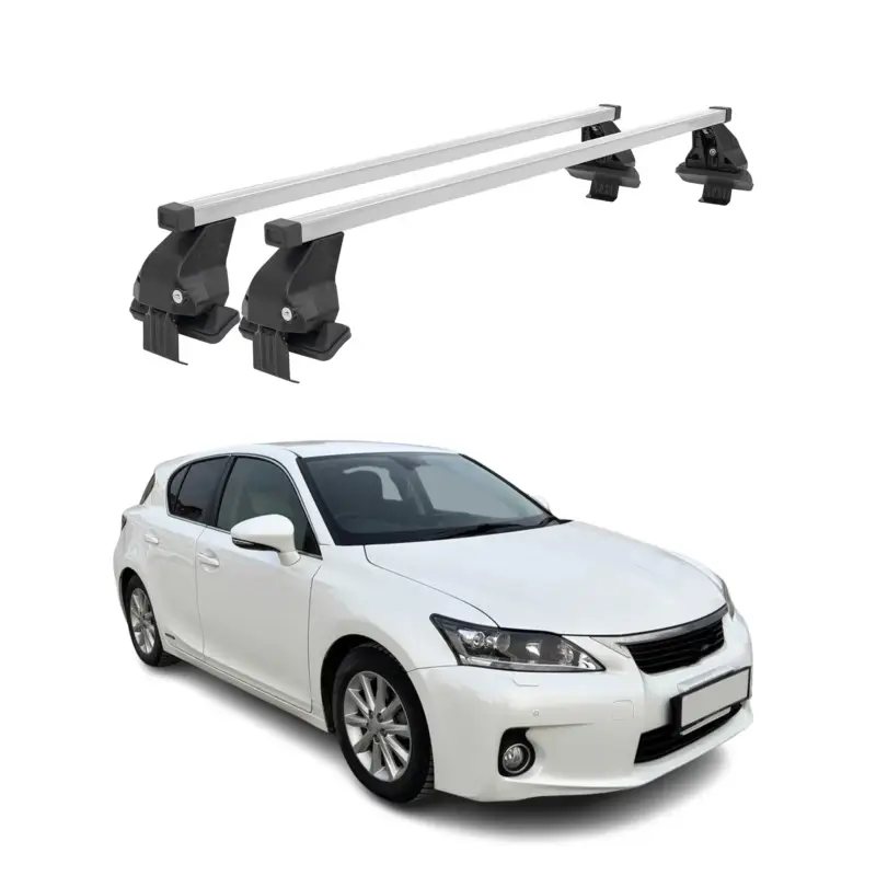Angebot Menabo Dachträger Grundtäger für Lexus CT 2011-2014 50kg Stahl Silber 2 tlg