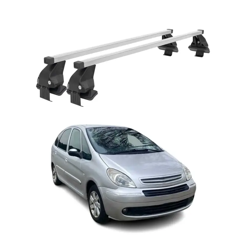 Mega-Angebot Menabo Dachträger Grundtäger für Citroen Xsara Picasso 1999-2010 50kg Silber 2x