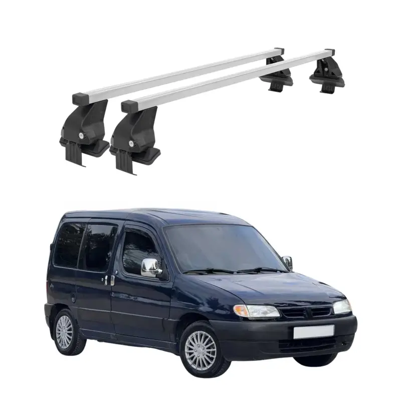 Nur Heute Menabo Dachträger Grundtäger für Citroen Berlingo 1996-2012 50kg Stahl Silber 2x
