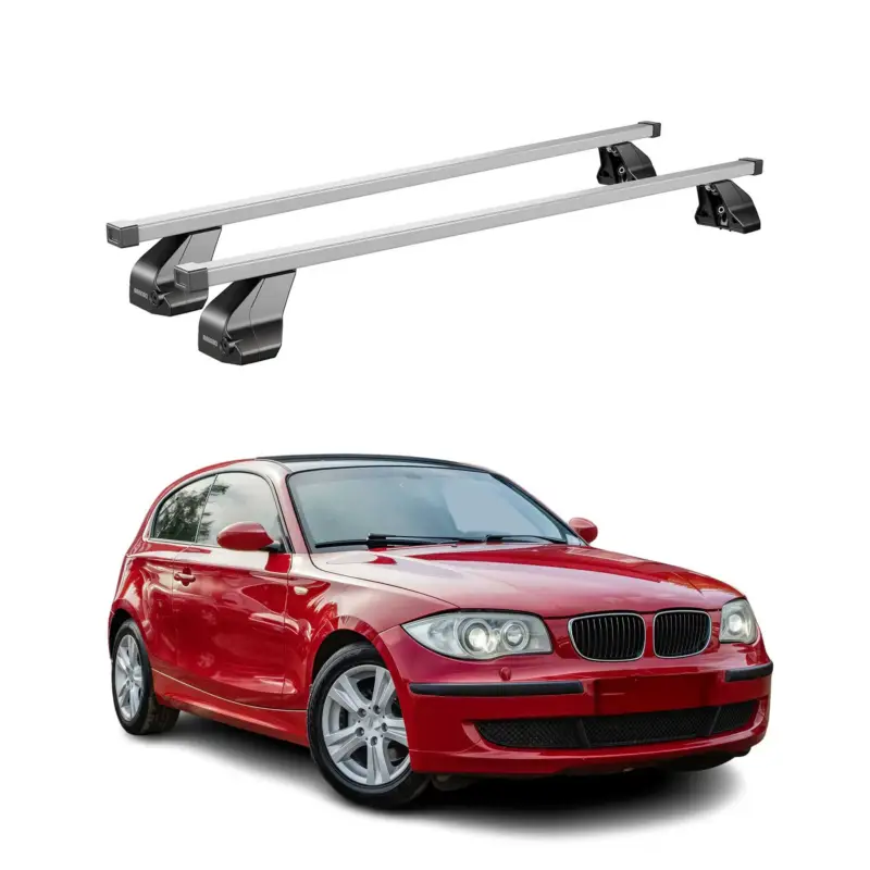 Menabo Dachträger für BMW 1er E87 E81 2004-2011 75kg Stahl Grau 2x Kracherpreis