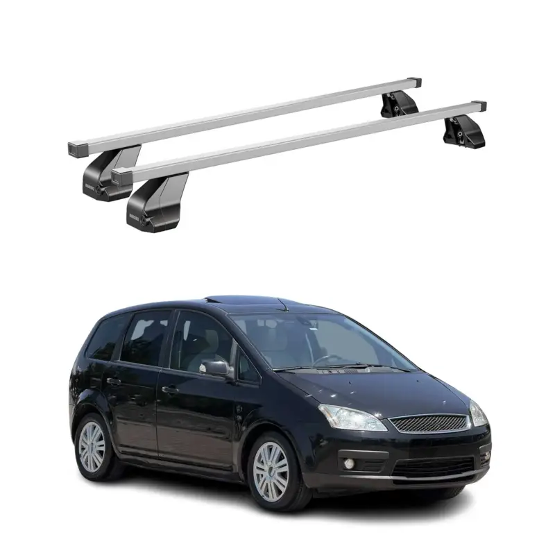 Jetzt Bestellen Menabo Dachträger Grundtäger für Ford C-Max 2007-2010 75kg Stahl Silber 2 tlg
