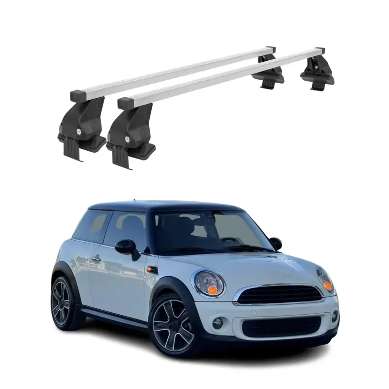 Sale Menabo Dachträger für Mini One Cooper F55 2014-2018 Pre-FL 5tür 50kg Silber 2tlg