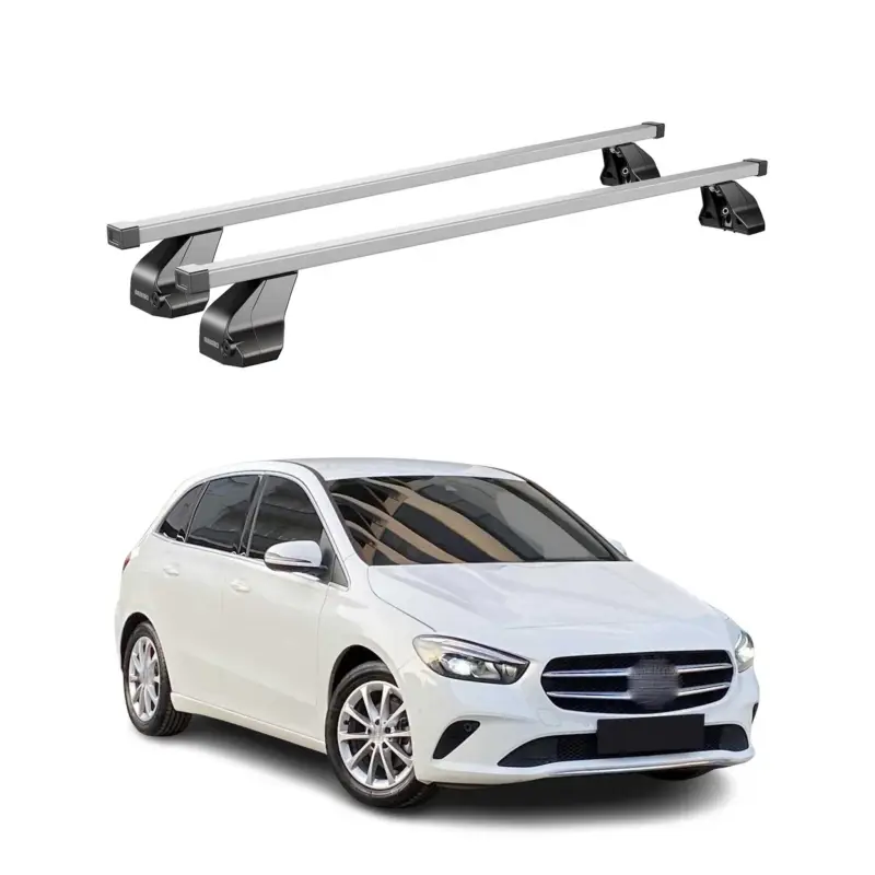Nur Für Kurze Zeit Menabo Dachträger für Mercedes B Klasse W247 2019-2026 75kg Stahl Silber 2x