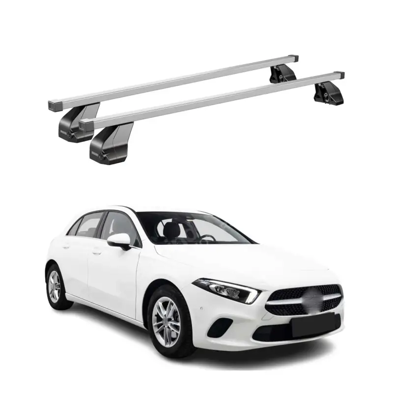 Must-Have Menabo Dachträger für Mercedes A Klasse W177 2018-2026 75kg Stahl Silber 2x