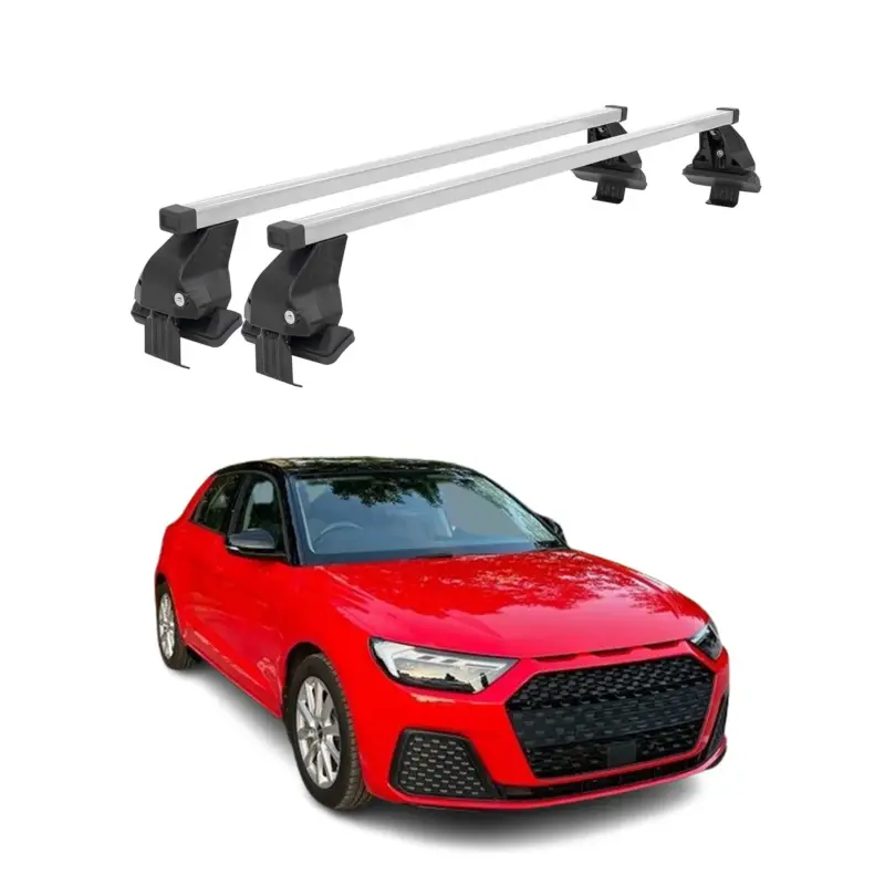 Bestseller Menabo Dachträger Grundtäger für Audi A1 Sportback 2018-2026 50kg Stahl Grau 2x