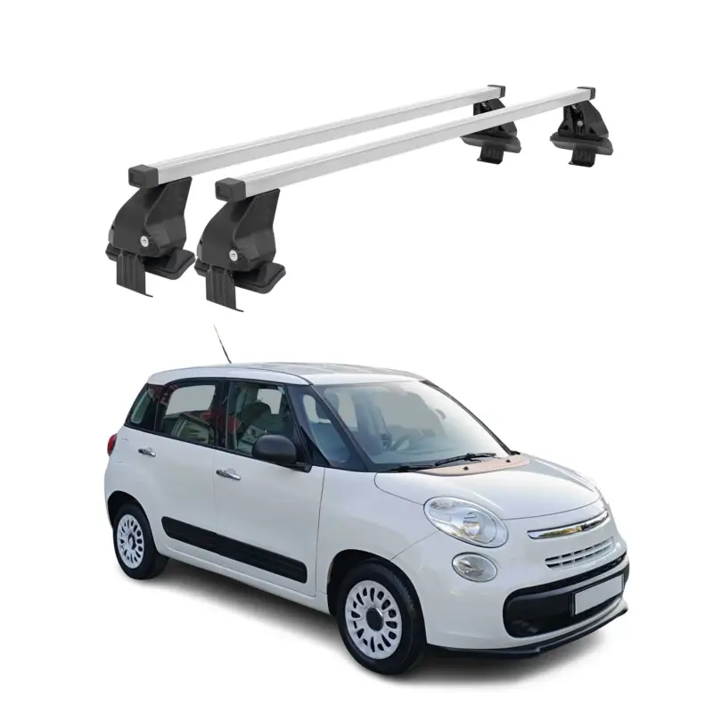 Menabo Dachträger Grundtäger für Fiat 500L 2012-2022 50kg Stahl Silber 2 tlg Sofort Bestellen