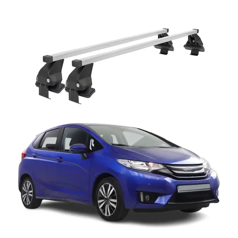 Wochenendangebot Menabo Dachträger Grundtäger für Honda Jazz 2020-2026 50kg Stahl Silber 2 tlg