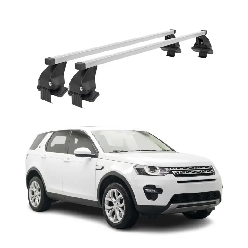 Bestseller Menabo Dachträger für Land Rover Discovery Sport 2015-2019 50kg Stahl Silber 2x