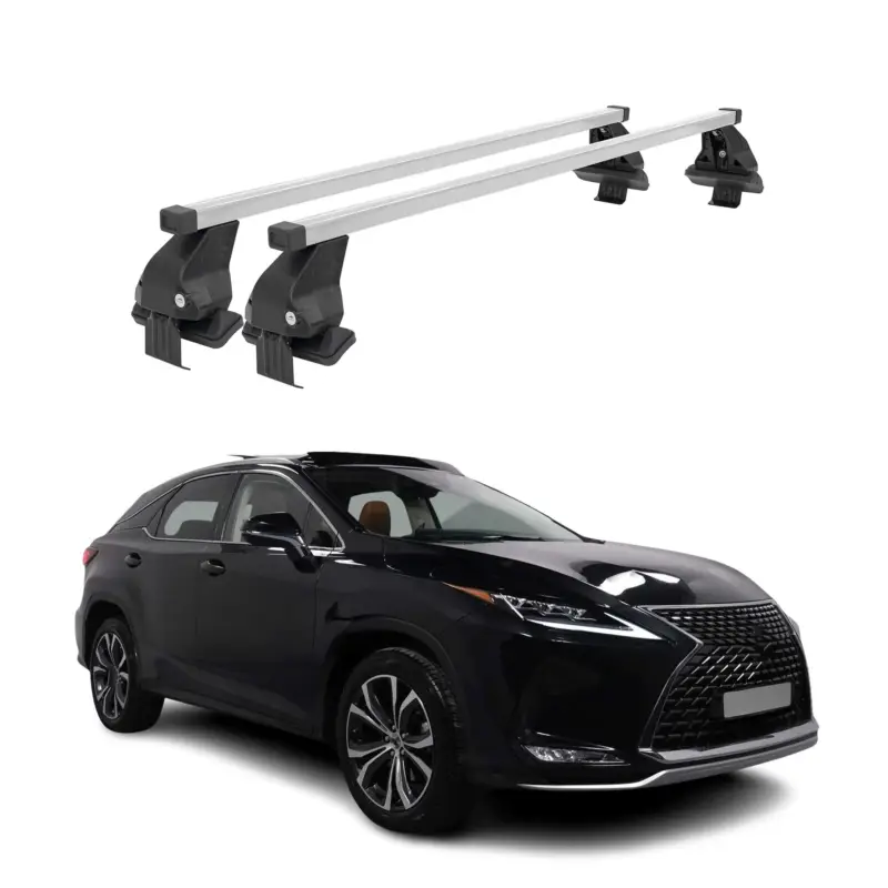 Angebot Menabo Dachträger Grundtäger für Lexus RX AL20 2015-2019 50kg Stahl Silber 2 tlg