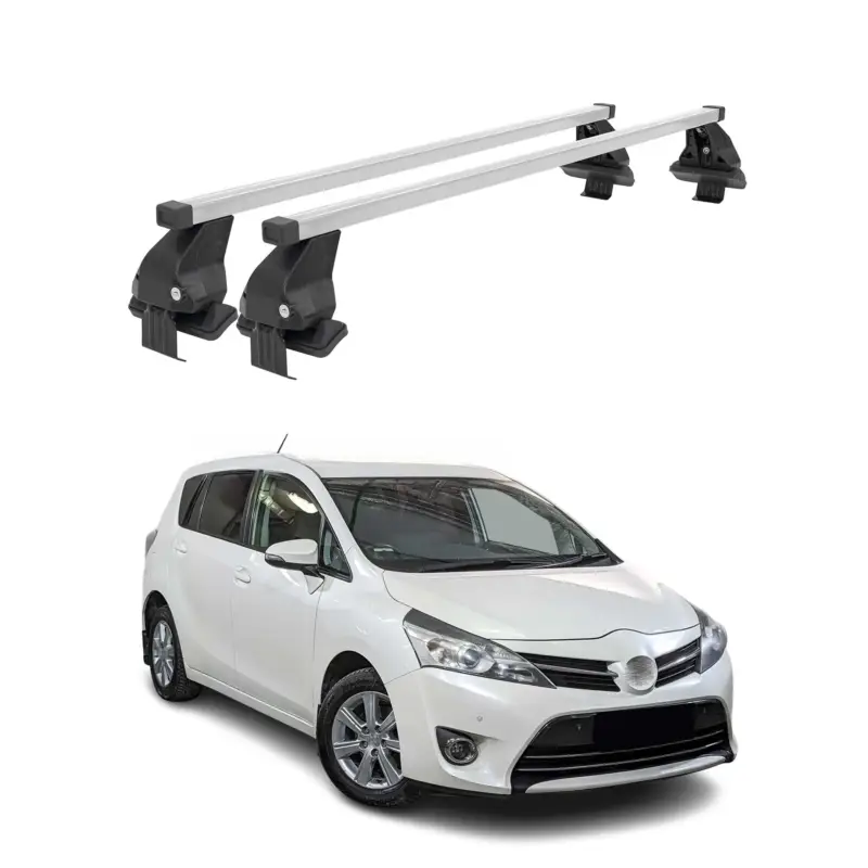 Finale Aktion Menabo Dachträger Grundtäger für Toyota Verso S 2010-2017 50kg Stahl Silber 2x