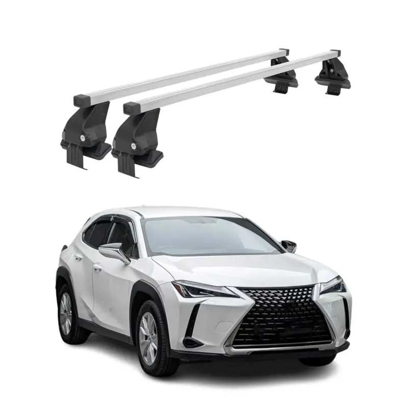 Bestpreis Menabo Dachträger Grundtäger für Lexus UX 2019-2026 50kg Stahl Silber 2 tlg