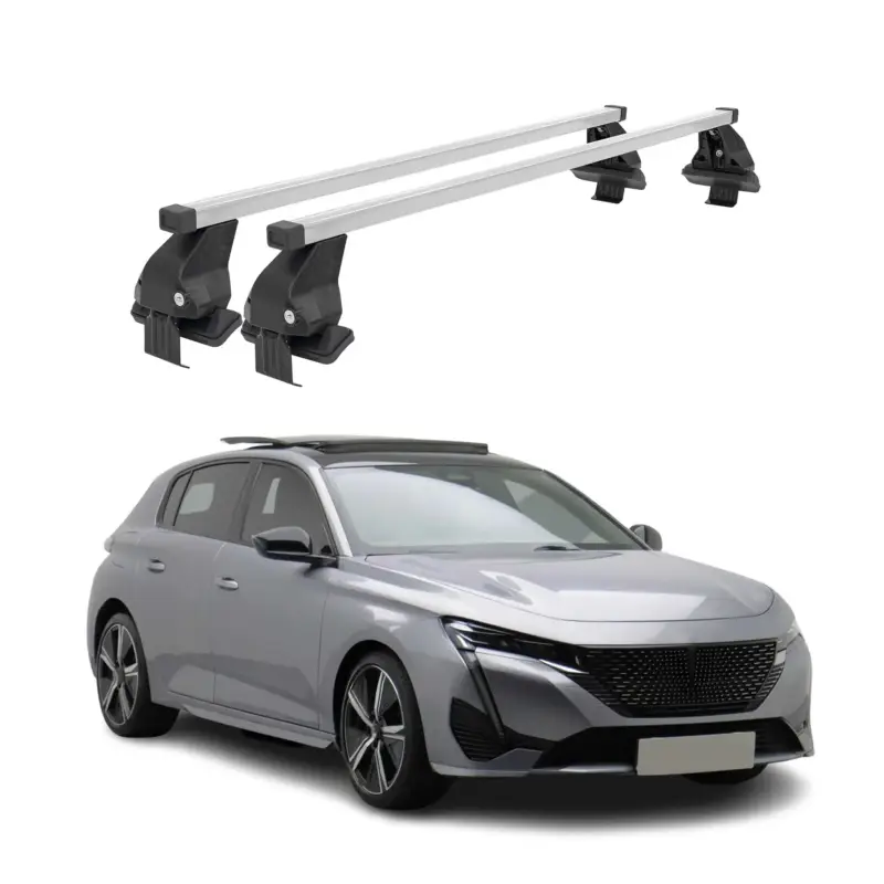 Menabo Dachträger Grundtäger für Peugeot 308 2021-2026 50kg Stahl Silber 2 tlg Angebot