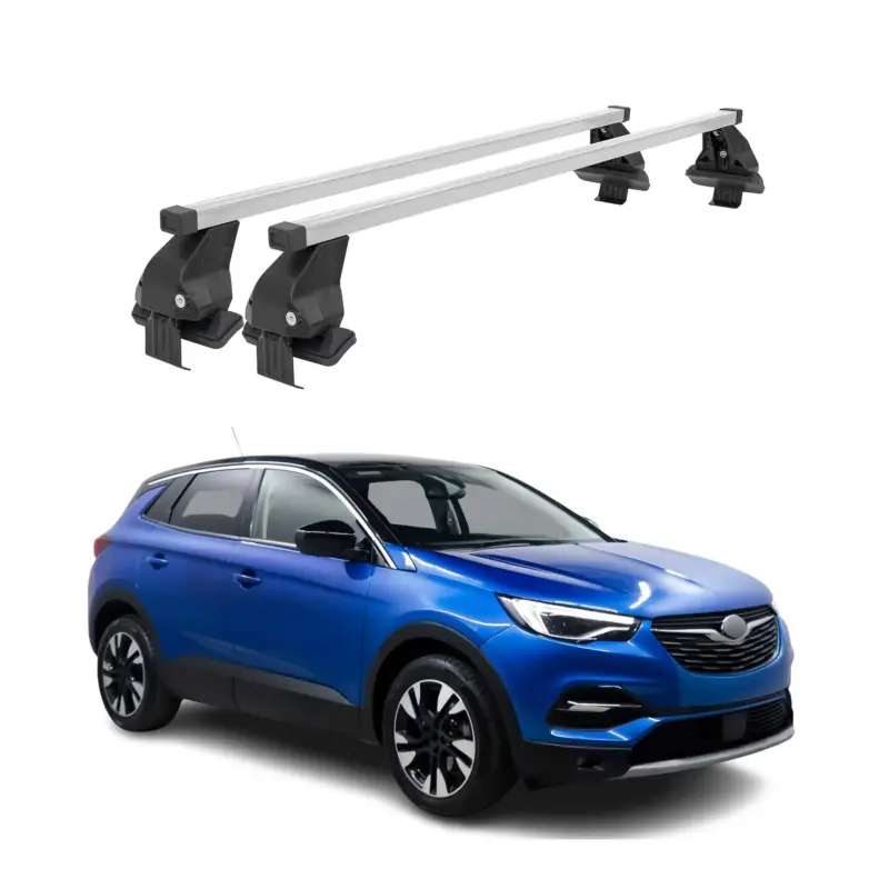 Menabo Dachträger für Opel Grandland / Grandland X 2017-2024 50kg Stahl Grau 2x Preiswert